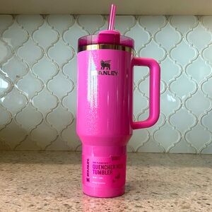 Pink Stanley X Wicked 40z Quencher Tumbler.